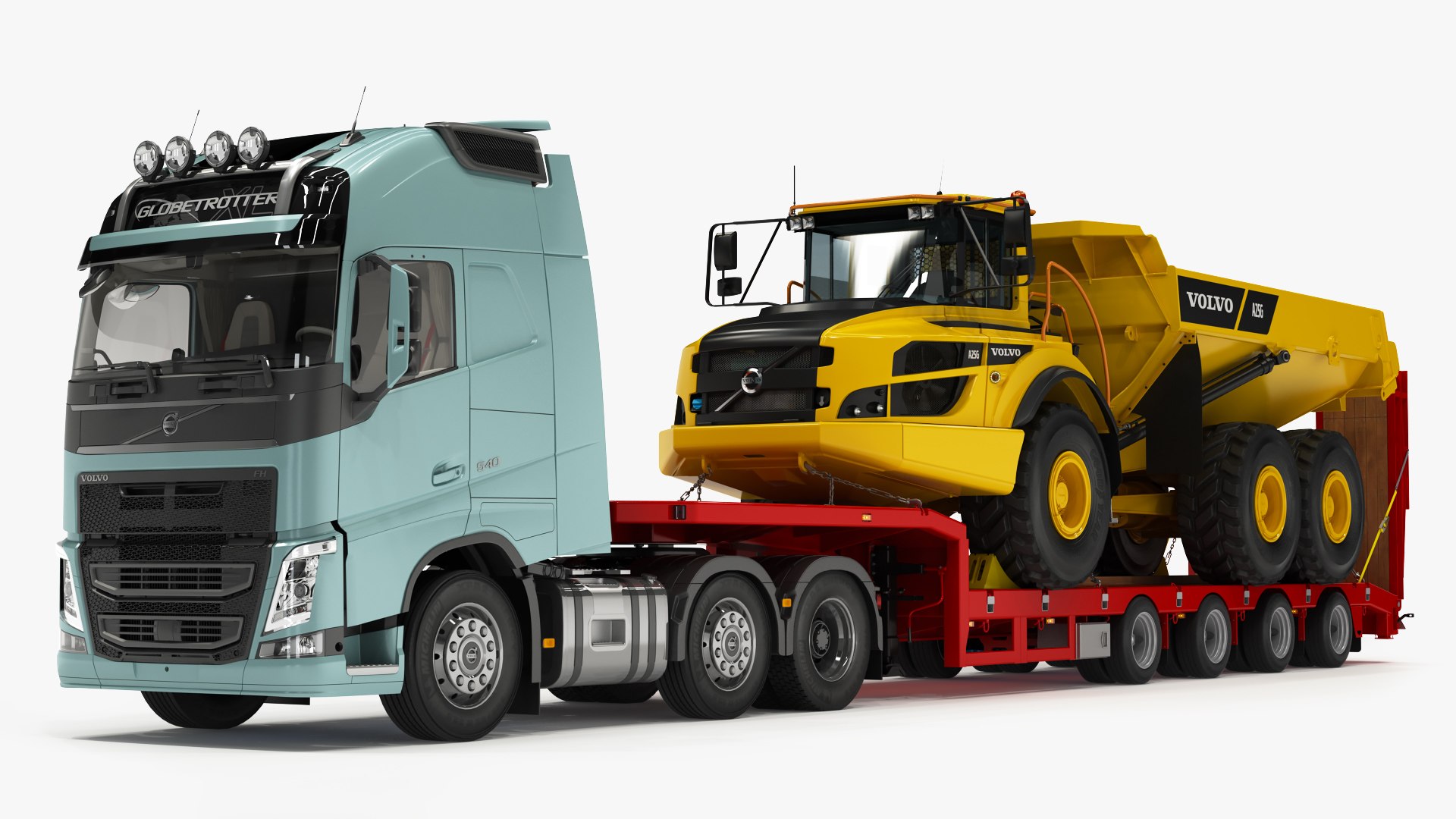 3D Volvo FH and Articulated Truck VOLVO A25G on Lowboy Trailer model https://p.turbosquid.com/ts-thumb/4I/zJNls7/3j/volvo_fh_lowboy_trailer_articulated_truck_02/jpg/1734531807/1920x1080/fit_q87/9169d12013701ede83ef52d88eed8408d3c06ad9/volvo_fh_lowboy_trailer_articulated_truck_02.jpg