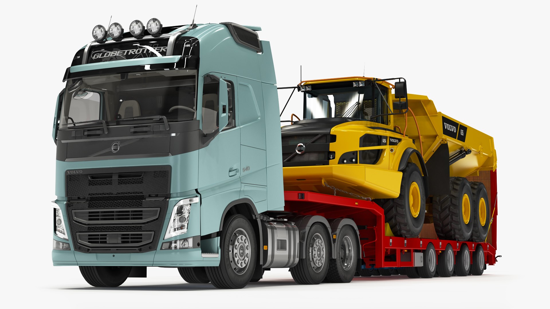 3D Volvo FH and Articulated Truck VOLVO A25G on Lowboy Trailer model https://p.turbosquid.com/ts-thumb/4I/zJNls7/FQ/volvo_fh_lowboy_trailer_articulated_truck_11/jpg/1734531810/1920x1080/fit_q87/80ce4ede0654db37e26bbbbca70cbbff4a5e88ea/volvo_fh_lowboy_trailer_articulated_truck_11.jpg