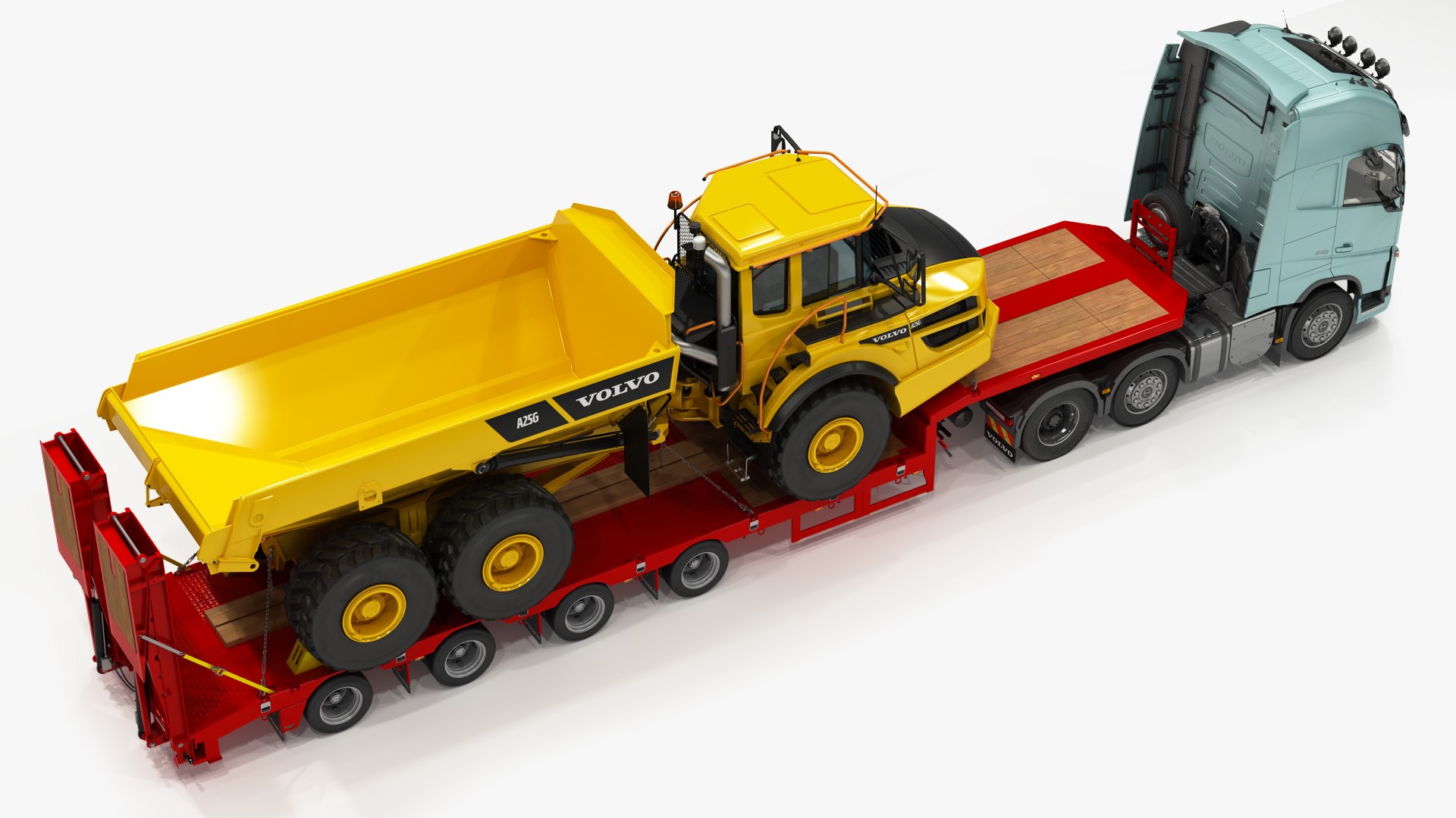 3D Volvo FH and Articulated Truck VOLVO A25G on Lowboy Trailer model https://p.turbosquid.com/ts-thumb/4I/zJNls7/Np/volvo_fh_lowboy_trailer_articulated_truck_06/jpg/1734531807/1920x1080/fit_q87/d0234f0d1642d7cd805e157d2a7e657d69657627/volvo_fh_lowboy_trailer_articulated_truck_06.jpg