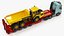 3D Volvo FH and Articulated Truck VOLVO A25G on Lowboy Trailer model