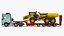 3D Volvo FH and Articulated Truck VOLVO A25G on Lowboy Trailer model