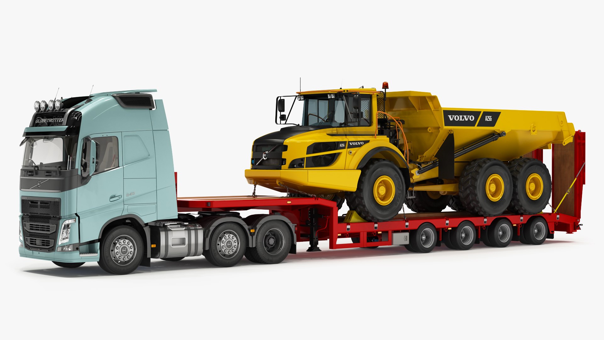 3D Volvo FH and Articulated Truck VOLVO A25G on Lowboy Trailer model https://p.turbosquid.com/ts-thumb/4I/zJNls7/p2/volvo_fh_lowboy_trailer_articulated_truck_01/jpg/1734531806/1920x1080/fit_q87/dd575c13cb1116f9a585e8c4544ad1486bfef379/volvo_fh_lowboy_trailer_articulated_truck_01.jpg