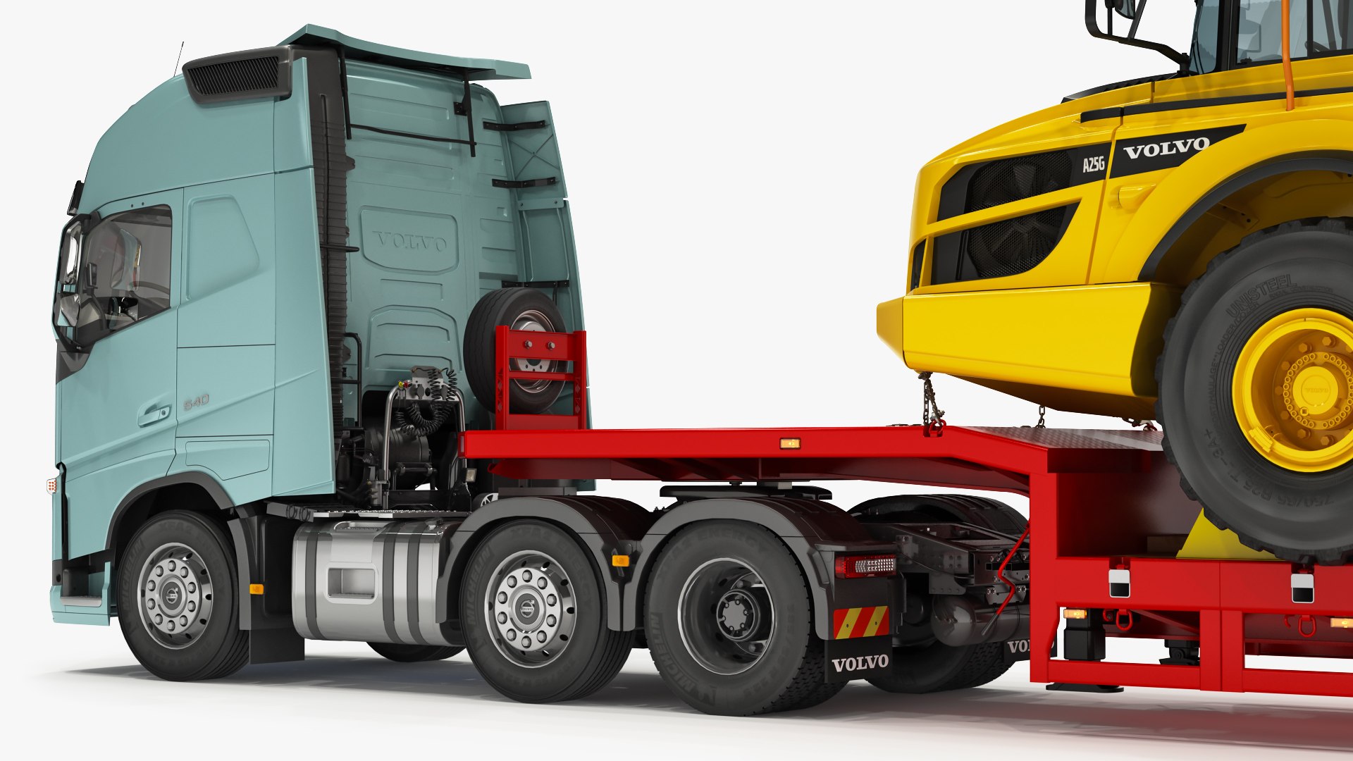 3D Volvo FH and Articulated Truck VOLVO A25G on Lowboy Trailer model https://p.turbosquid.com/ts-thumb/4I/zJNls7/tZ/volvo_fh_lowboy_trailer_articulated_truck_13/jpg/1734531811/1920x1080/fit_q87/9b7e4e4c244b02169ddec72c0c5edfd53eef5c81/volvo_fh_lowboy_trailer_articulated_truck_13.jpg