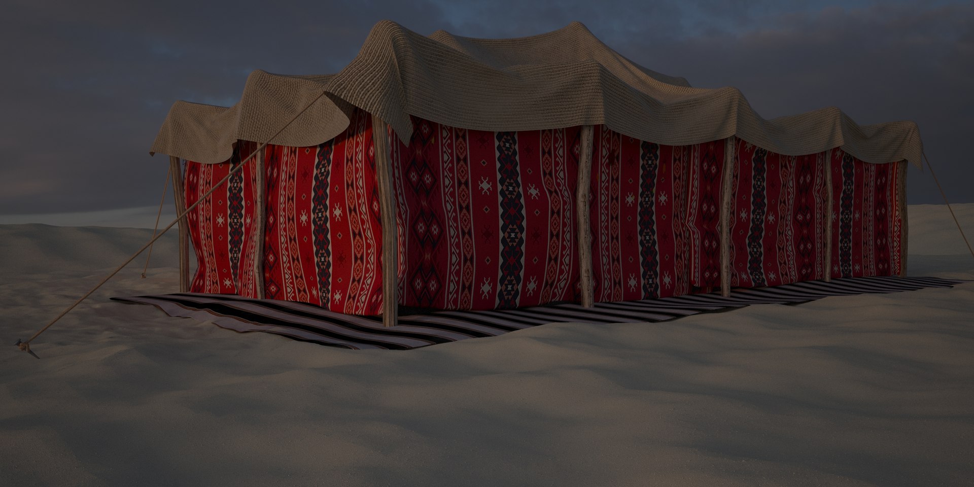 Arabic Tent 3D Model - TurboSquid 1569509