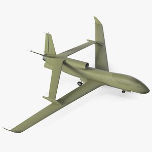 High Altitude Long Endurance Patrol UAV Rigged