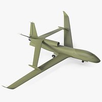 High Altitude Long Endurance Patrol UAV Rigged