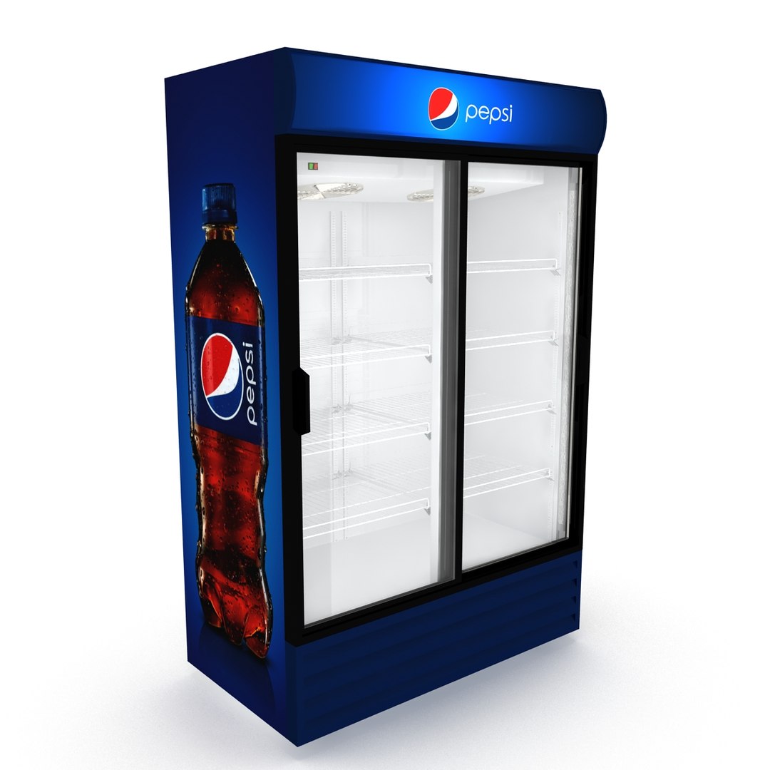 pepsi sliding door cooler