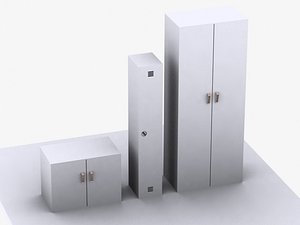 3d lockers model