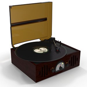 vinyl player 3D