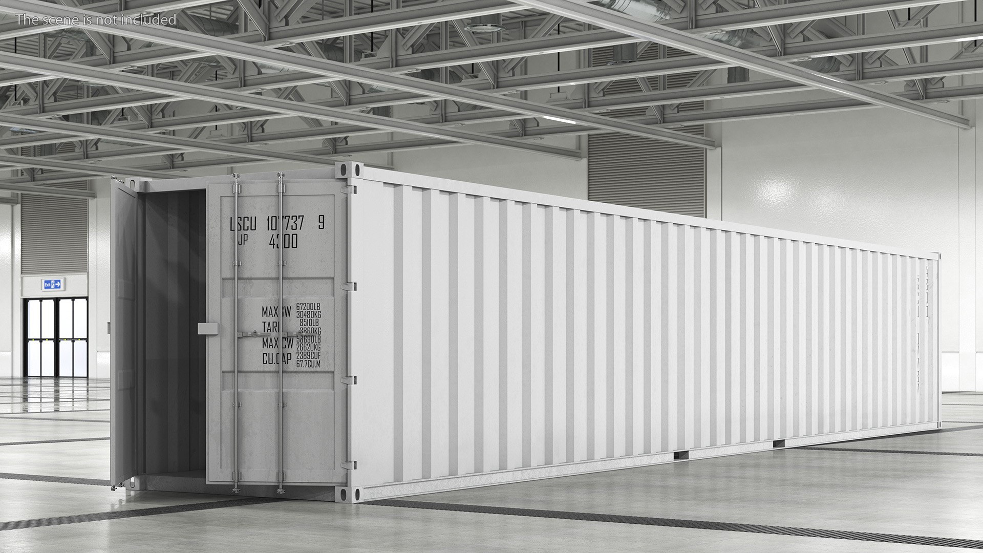 3D Shipping Cargo Container 48 Ft - TurboSquid 2234218
