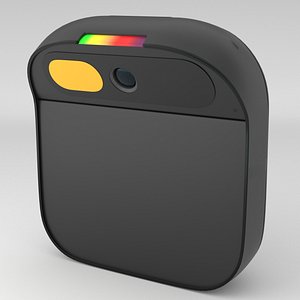 Humane Ai Pin Eclipse Super Matte Black on Black 3D model