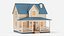 3D Houses Low Poly 3D Model Bundle model