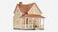 3D Houses Low Poly 3D Model Bundle model