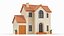 3D Houses Low Poly 3D Model Bundle model