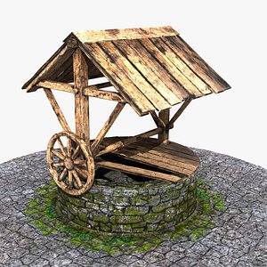 3ds max stone wood structure