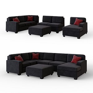 Ballinasloe Smoke LAF Sectional 3D model