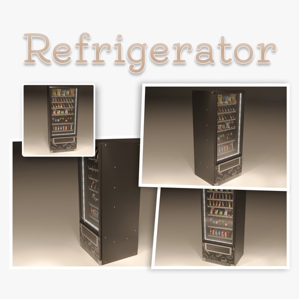 Modelo 3d Refrigerador Turbosquid 2161014 8748