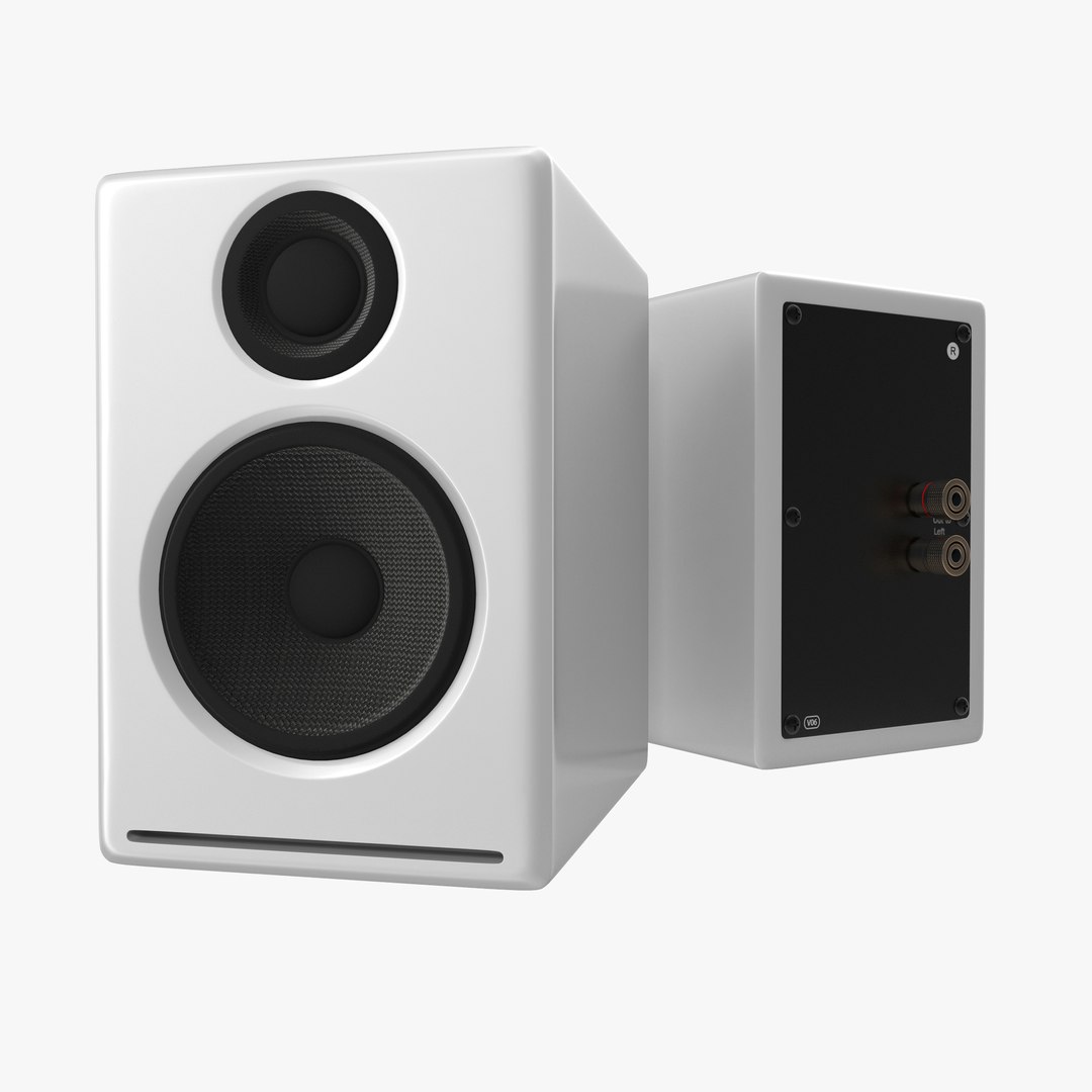Multimedia Speakers 3D Model 3D model preview