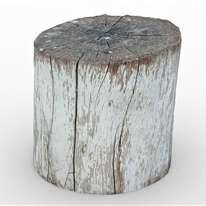3D tree stump 10