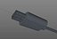3D connector mini usb model