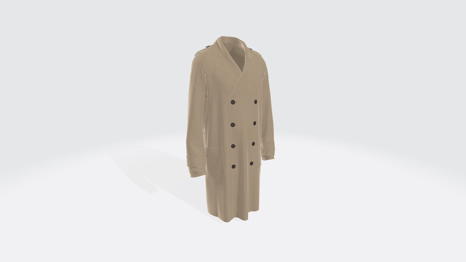 Military Coat 3D - TurboSquid 1996018