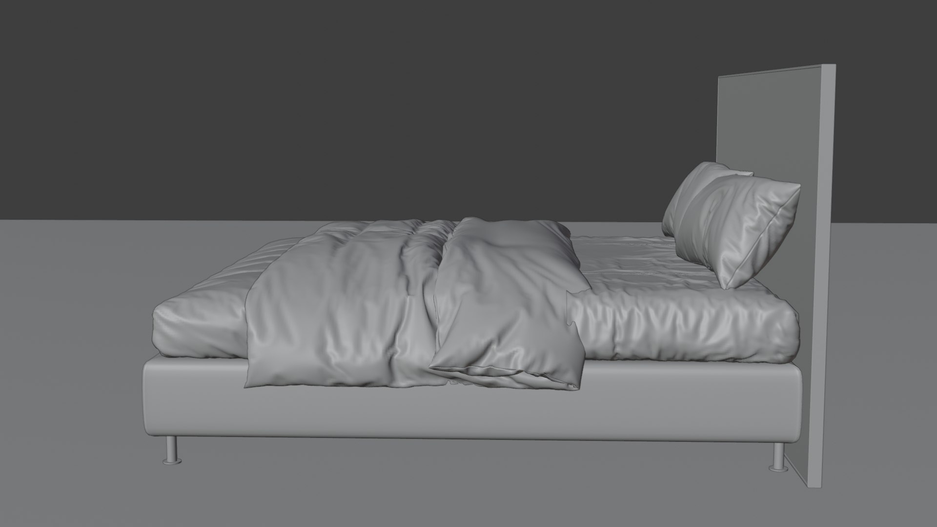 3D Model Photorealistic Bed 001 - TurboSquid 2206220