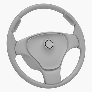 3D model stearing wheel
