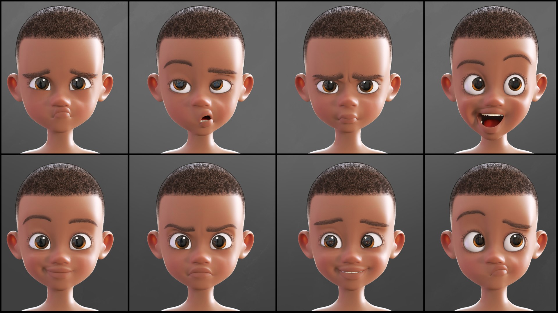 Cartoon Afro Boy 2 Maya - Toon Rigged Child Character 3D model https://p.turbosquid.com/ts-thumb/4J/ohtsOV/8m/5/jpg/1694466725/1920x1080/fit_q87/8ccc6a61839858ab5859eabbd9e2e9a59786a9a9/5.jpg