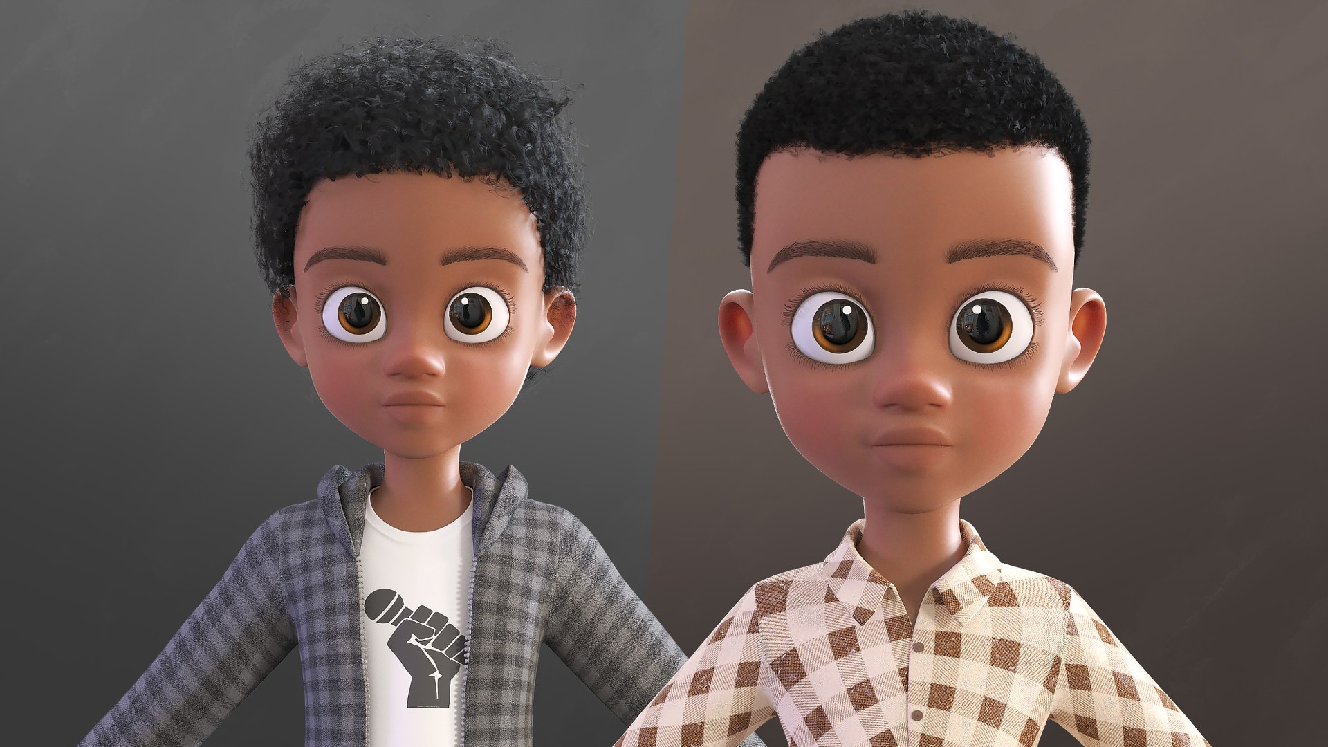 Cartoon Afro Boy 2 Maya - Toon Rigged Child Character 3D model https://p.turbosquid.com/ts-thumb/4J/ohtsOV/jZ/4t/jpg/1694466722/1920x1080/fit_q87/0f20dd0ce22fb399f93de59899231c5e6369307a/4t.jpg