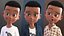 Cartoon Afro Boy 2 Maya - Toon Rigged Child Character