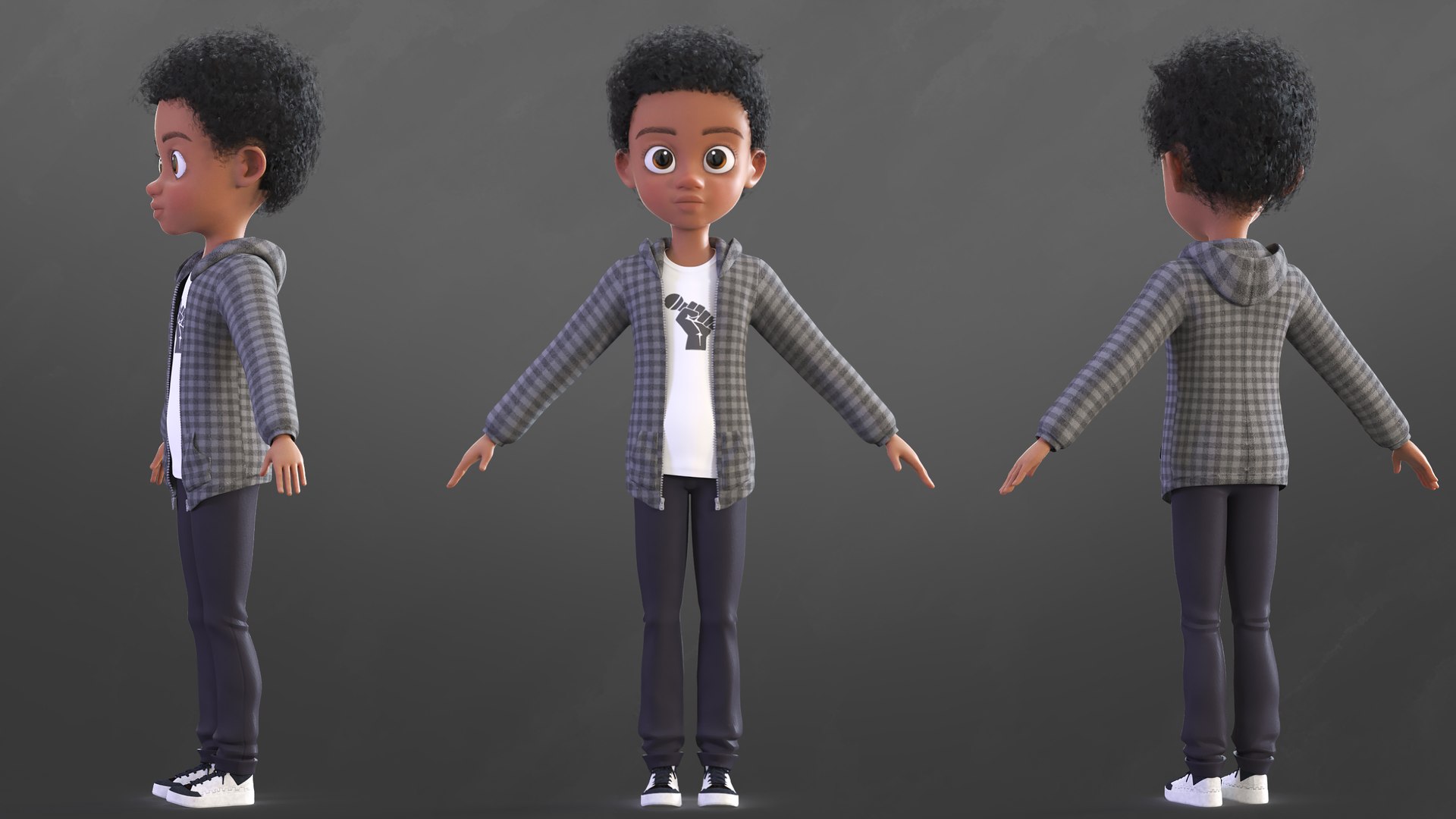 Cartoon Afro Boy 2 Maya - Toon Rigged Child Character 3D model https://p.turbosquid.com/ts-thumb/4J/ohtsOV/p8/1t/jpg/1694466732/1920x1080/fit_q87/3effaee6af0c2677850a1eca7075bac75714fbfe/1t.jpg