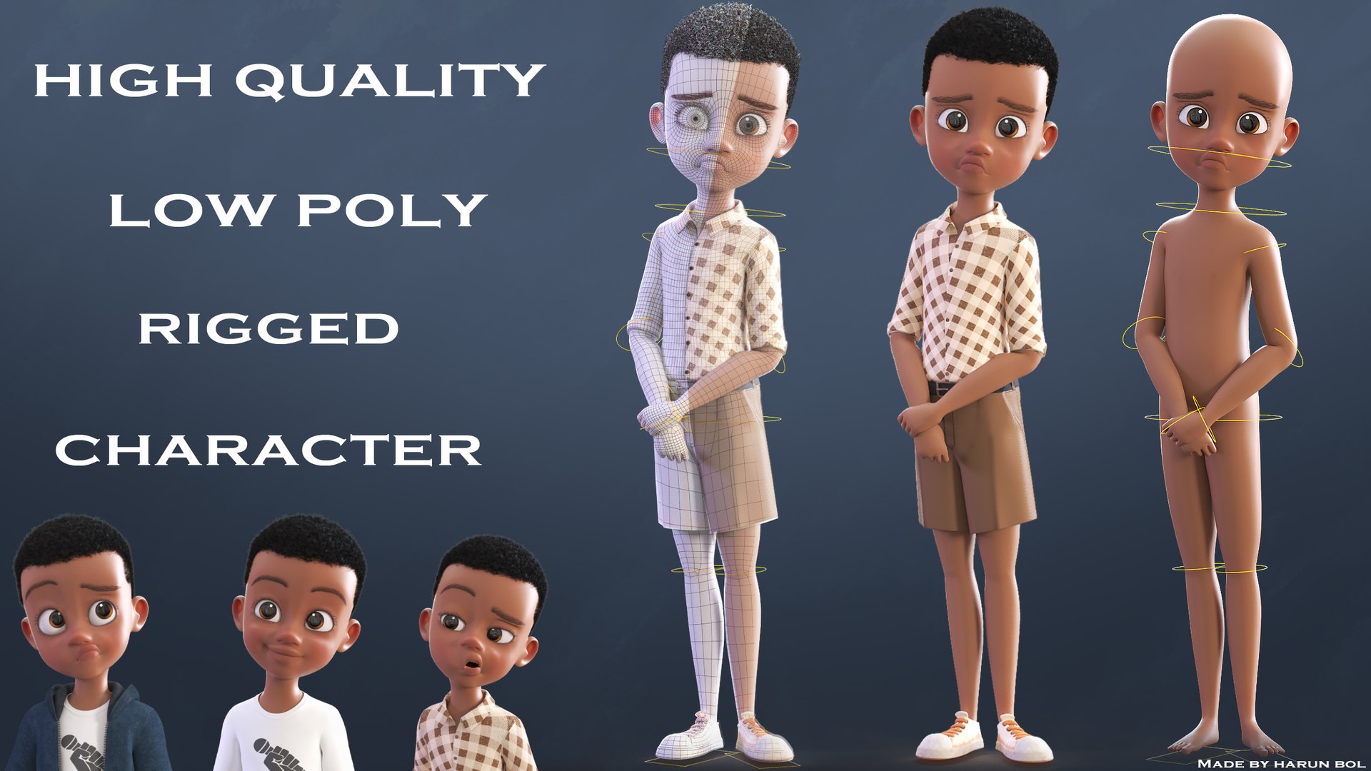 Cartoon Afro Boy 2 Maya - Toon Rigged Child Character 3D model https://p.turbosquid.com/ts-thumb/4J/ohtsOV/pC/17/jpg/1694466747/1920x1080/fit_q87/ae4153cf1822cfd6f2db673b9ea7b2adcbf25d14/17.jpg