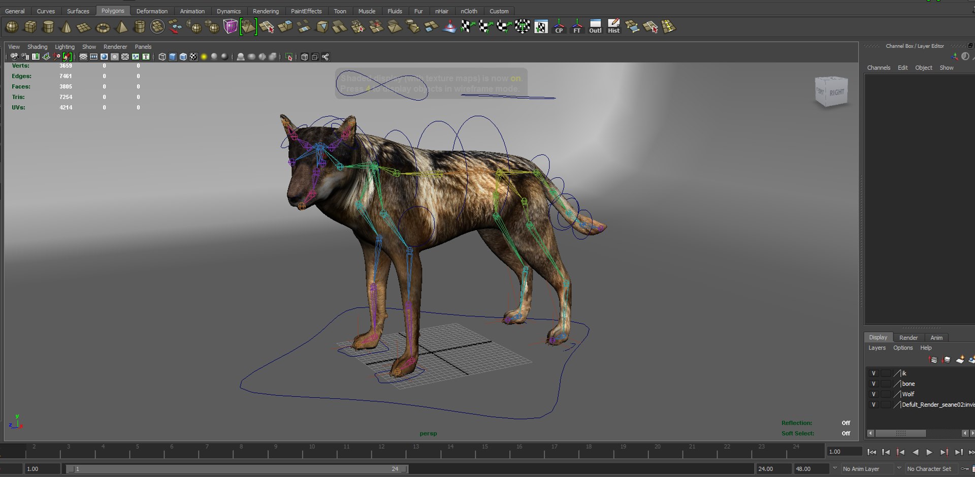 Wolf rigged 3D - TurboSquid 1202620