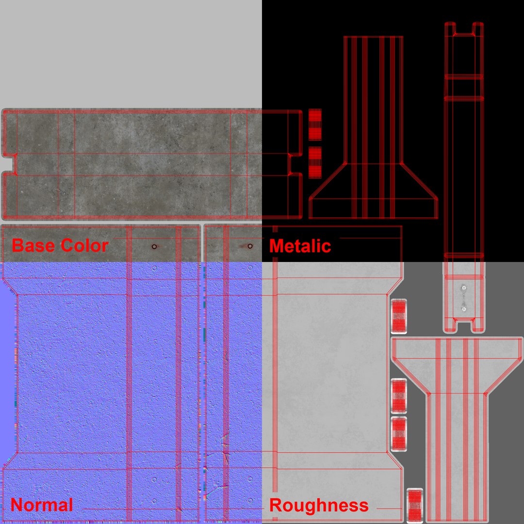 3D Concrete Road Barrier https://p.turbosquid.com/ts-thumb/4J/qzXdnW/bb/uv_pbr/png/1746089382/1920x1080/fit_q87/3f5c018407517f34e940b9e2c2d84c6c8d2e21ba/uv_pbr.jpg