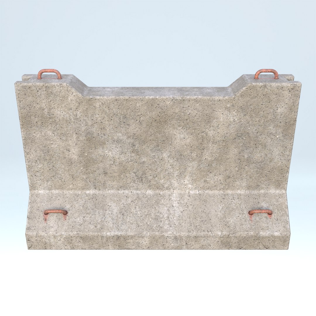 3D Concrete Road Barrier https://p.turbosquid.com/ts-thumb/4J/qzXdnW/wD/front/png/1746089378/1920x1080/fit_q87/ee5eea18efc07e263407e7dd3eba9df7f92c7f77/front.jpg