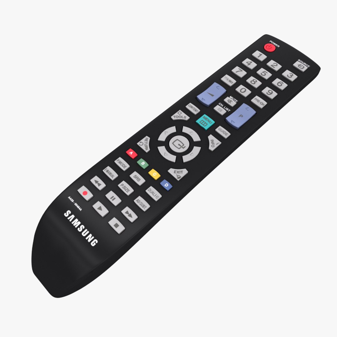 3ds Max Realistic Samsung Remote Control