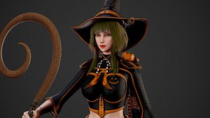Halloween Witch 3D