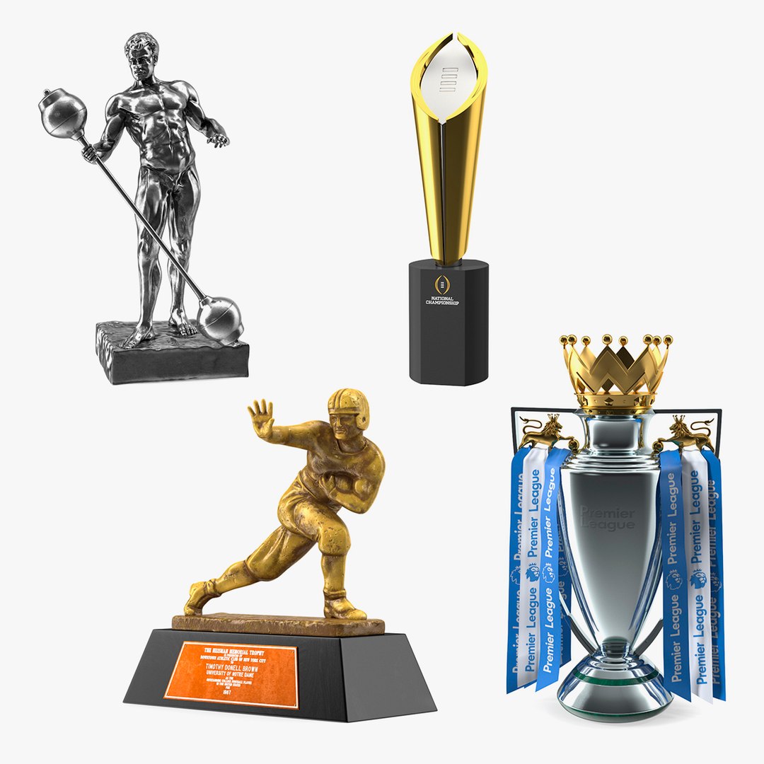 Sports Trophies Collection 3 3D model preview