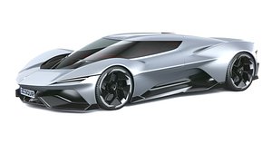 Chevrolet Corvette CX Concept 2025 3D model