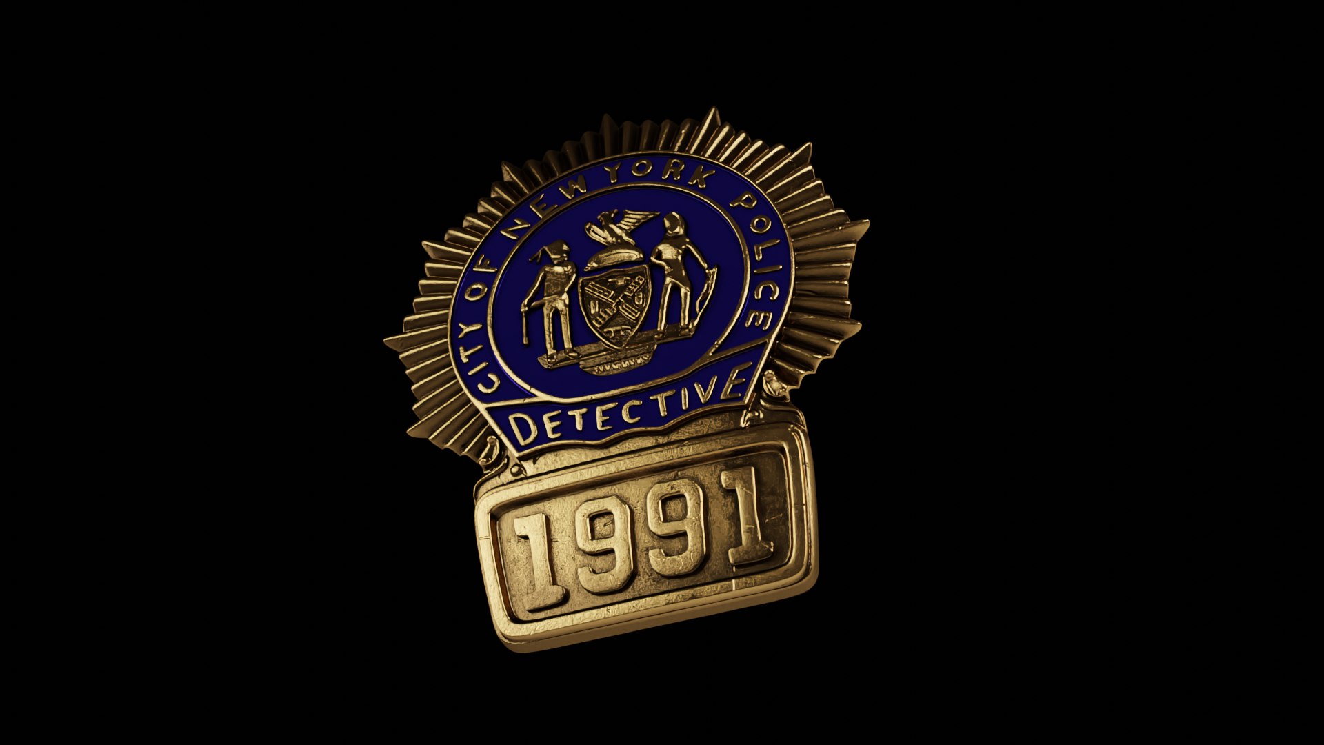 3D Model New York Police Badge - TurboSquid 2032880