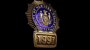 New York police badge