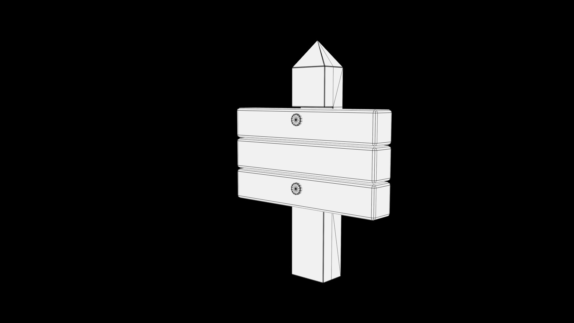 Road Stand 3D Model TurboSquid 1852957
