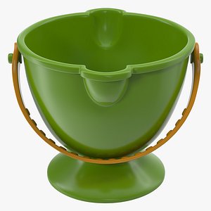 3d toy bucket 2 modeled
