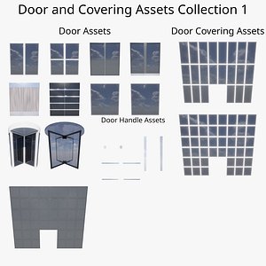 Door and Covering Assets 1 3D