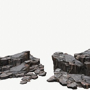 volcanic rocks 3D model