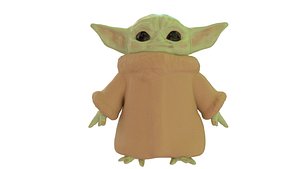 Grogu Baby Yoda 3D model