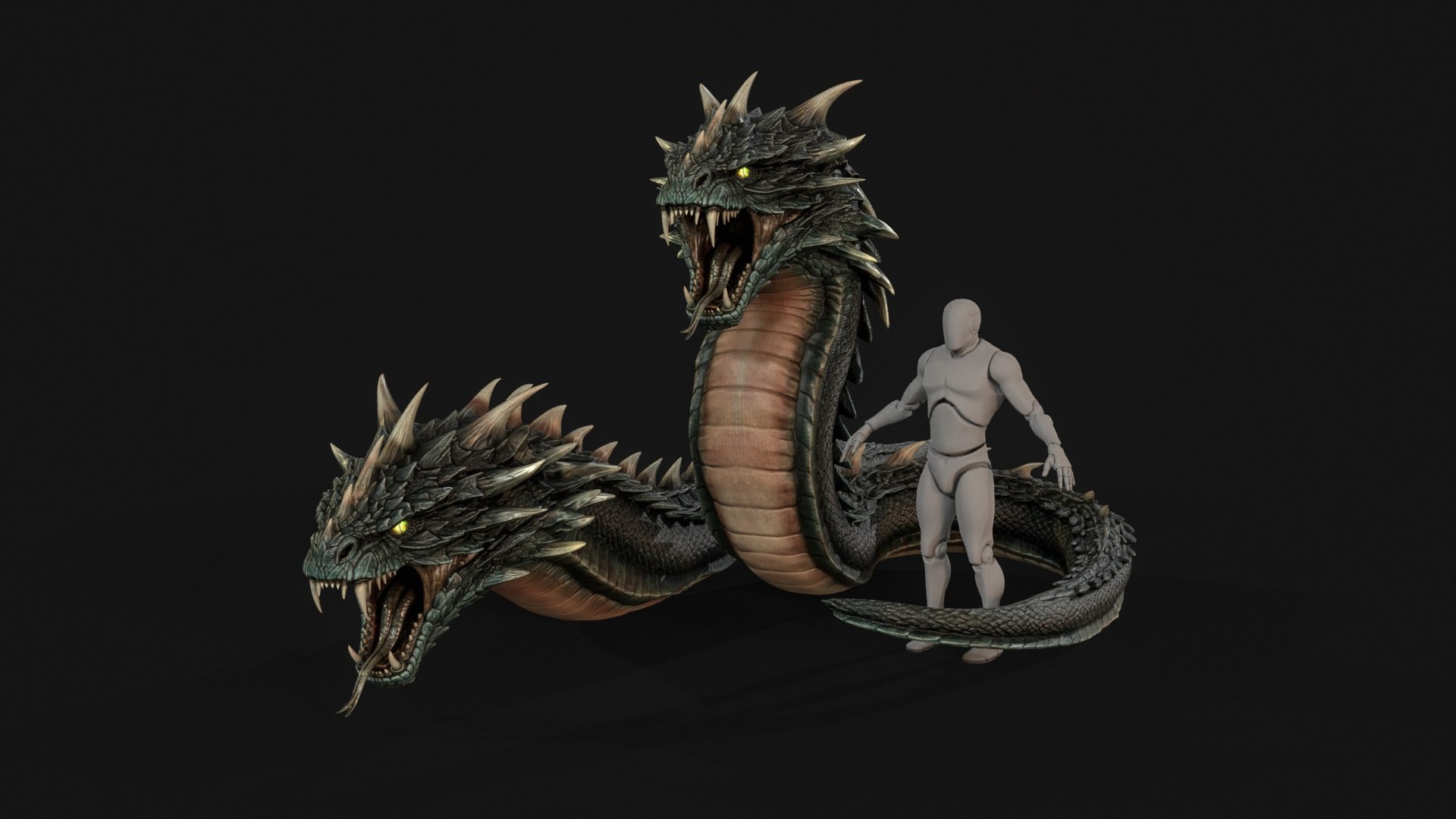 Basilisk Snake Character 3D model https://p.turbosquid.com/ts-thumb/4K/HaJ9tf/fh/desktop122_004/jpg/1781028178/1920x1080/fit_q87/ef23a50be259db3e0dab580fb2e3e8a760c8b294/desktop122_004.jpg
