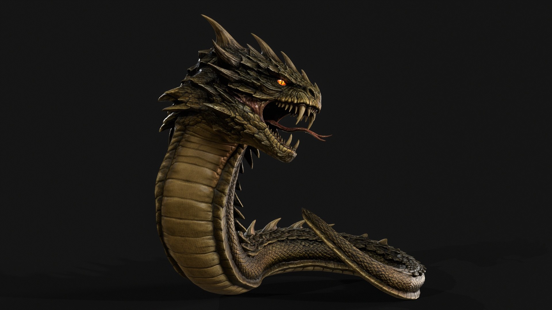 Basilisk Snake Character 3D model https://p.turbosquid.com/ts-thumb/4K/HaJ9tf/mh/desktop122_0032/jpg/1781028149/1920x1080/fit_q87/28b10a11fdf39df713ad92099b4bd864c06a002d/desktop122_0032.jpg