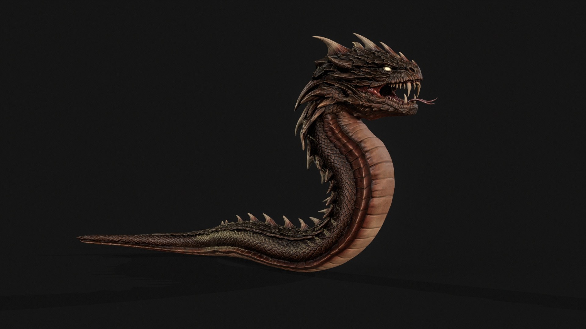Basilisk Snake Character 3D model https://p.turbosquid.com/ts-thumb/4K/HaJ9tf/pC/desktop122_0052/jpg/1781028186/1920x1080/fit_q87/050f795d07a64be942b69c1876403a263a2a2311/desktop122_0052.jpg