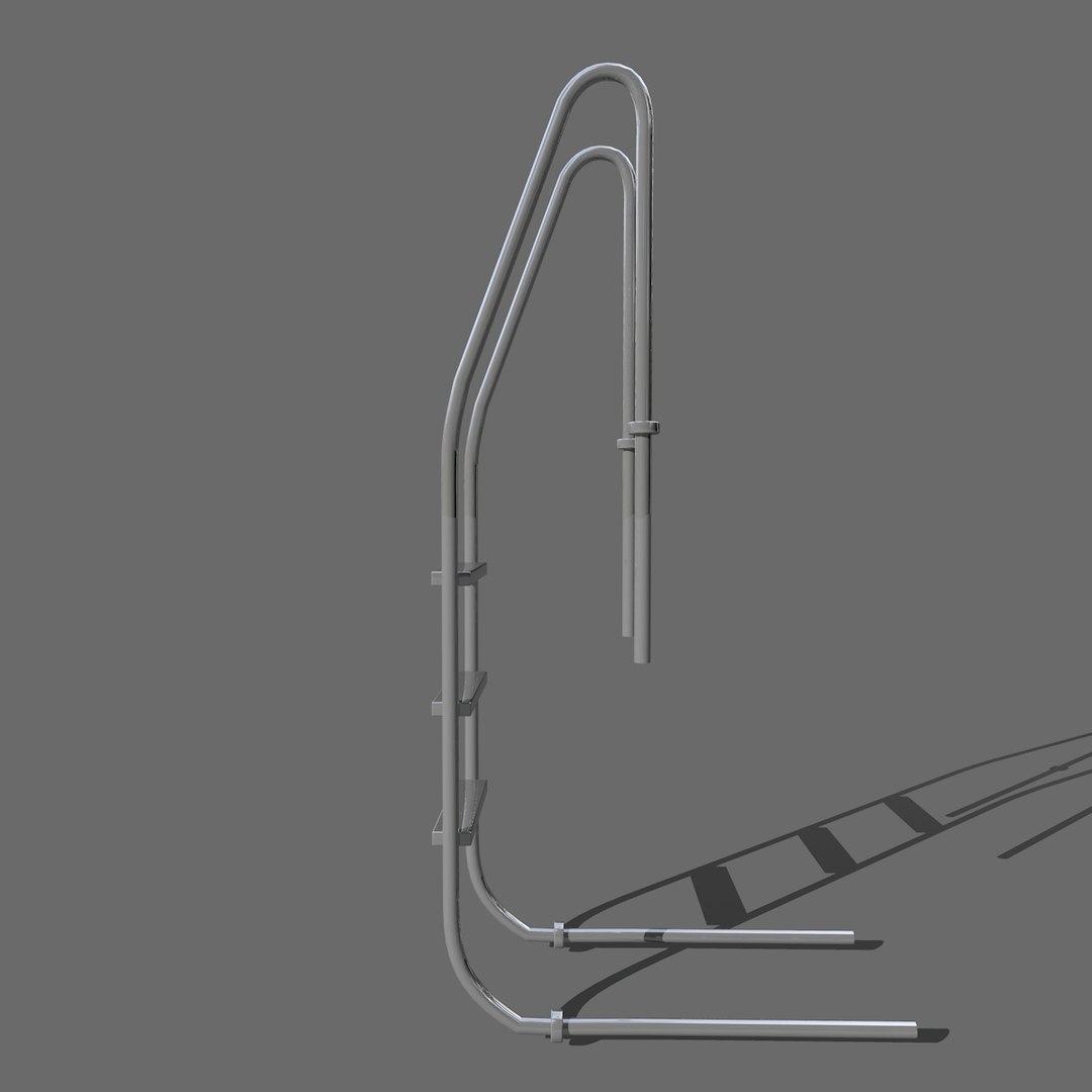 3D Pool Ladder - TurboSquid 1273971